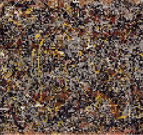 Pixel Painting #5: Jackson Pollock - No. 5