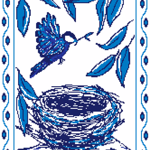 Delft Blue Birds