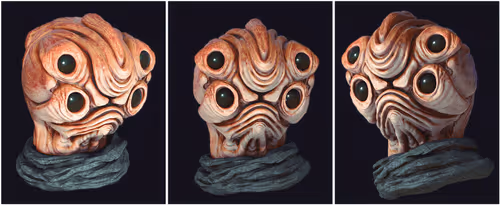 Eyes teeth and flesh