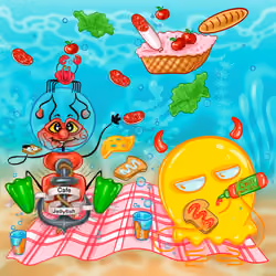 Cafe "Jellyfish"