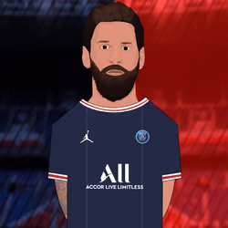 Lionel Messi #CartoonFootballer