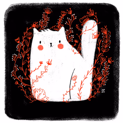 Sonya Illustration Rescued Cats