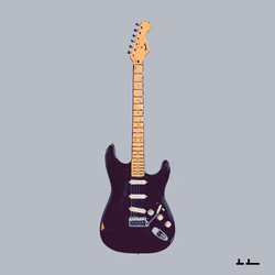 Black Strat of David Gilmour