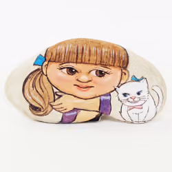 Miss.Stone and her cat.