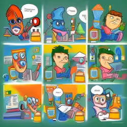 2023  UNIQUE DIGITAL CARTOON CHRACTERS BY PISHU SHAMDASANI 973 1/1 topaznfts 
