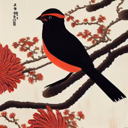 Nihonga Birds #7