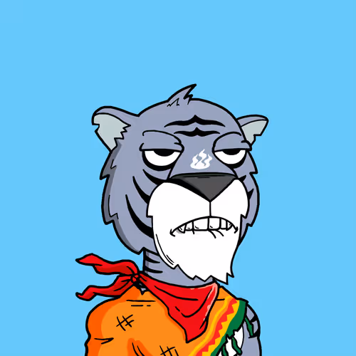 Grouchy Tiger Social Club #602