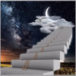Ladders on Stairs