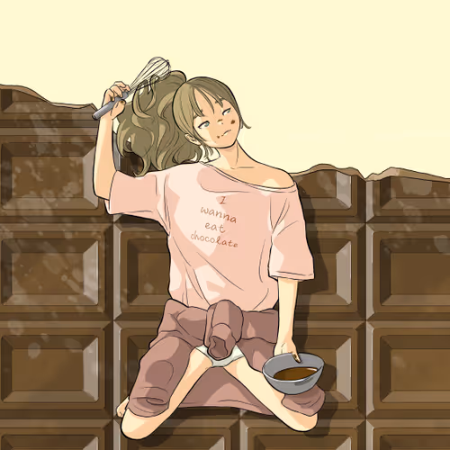 033 i wanna eat chocolate