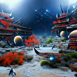 Distortated Samurai Universe