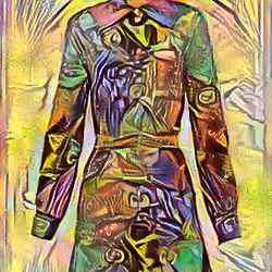 N.3 Pablo Picasso AI Generated Dress