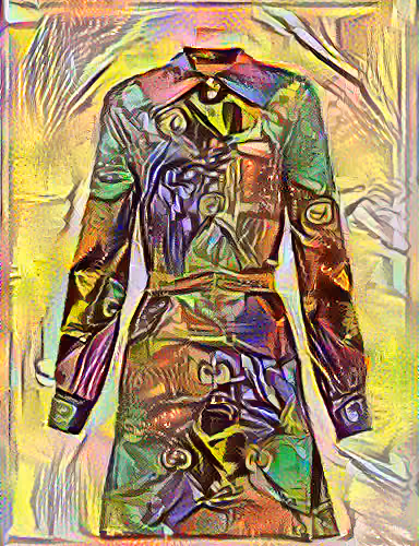 N.3 Pablo Picasso AI Generated Dress