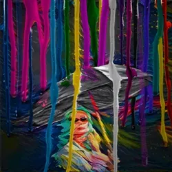 Colorful Soul in the Rain