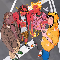 Azuki gang #DingAzuki x cartoonculture 2