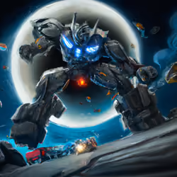 Robots in the space No2