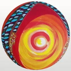 Glass Ball - The eye of intentions - success, happiness, wealth, prosperity