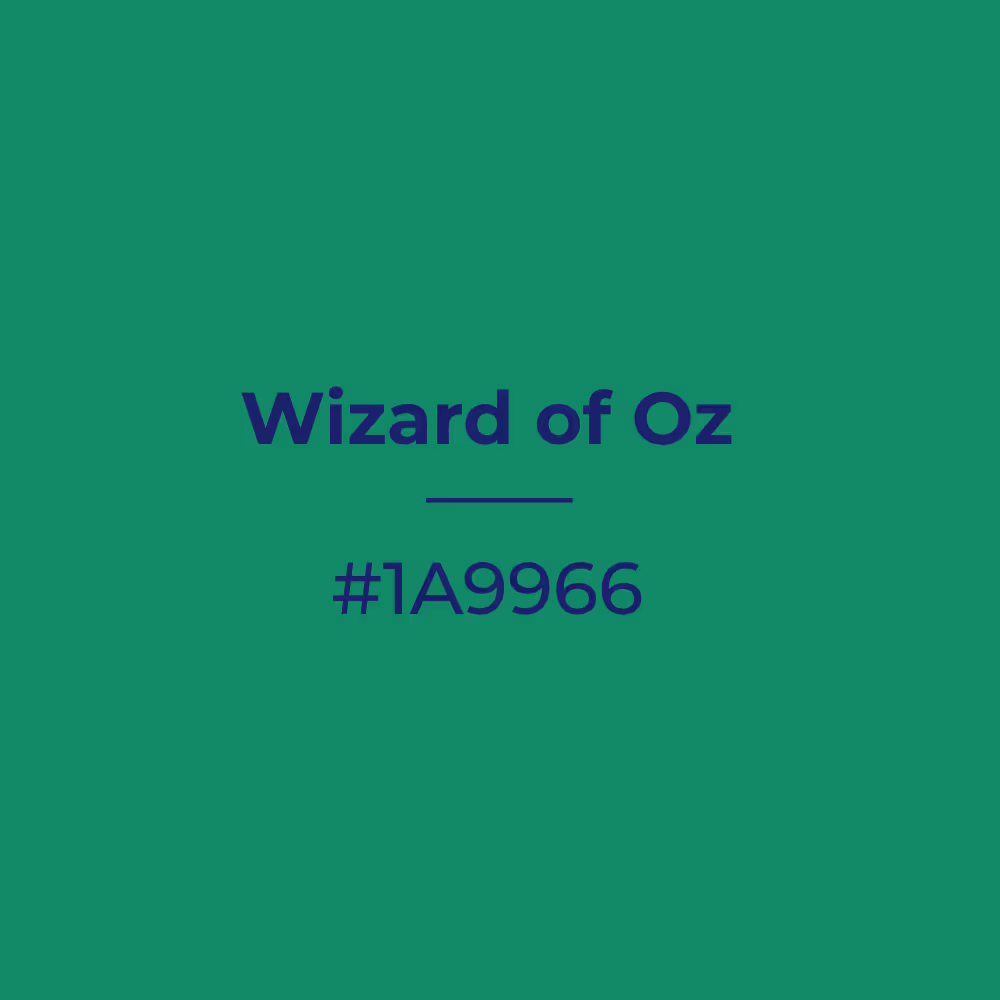 Wizard of Oz #1a9966