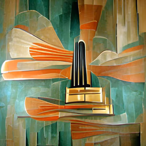 Ai Generated Art Deco Artworks Collection