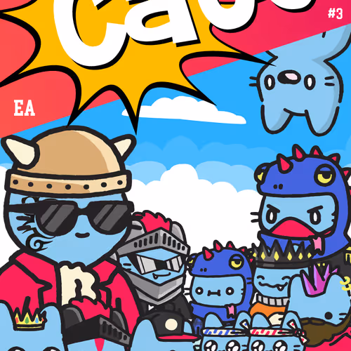 Early Adopters Cool Cats Comic Book Cover