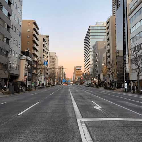 Sunset in Tokyo