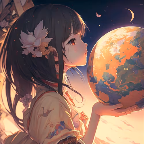 Tin Anime Girl