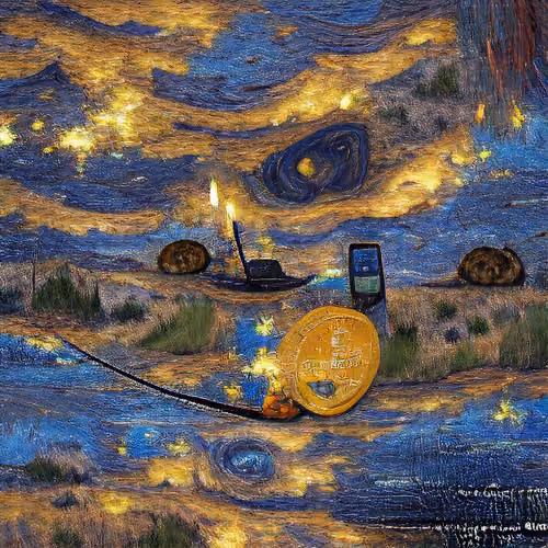 The Starry Bitcoin - Vincent Van Gogh