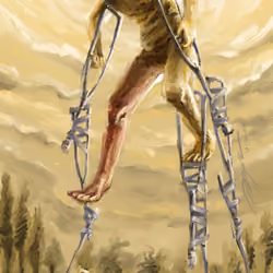 Three legged man