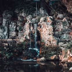 Peaceful waterfall