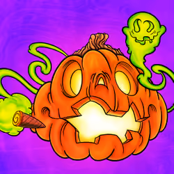 Smoking Pumpkin