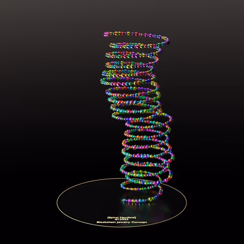 Spiral Manifold Ethereum Blockchain