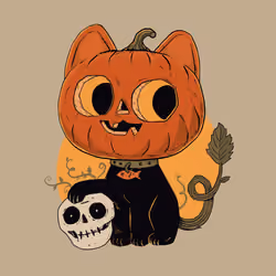 Pumpkin Cat