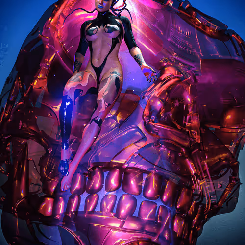 Skull Collector Cyber Queen