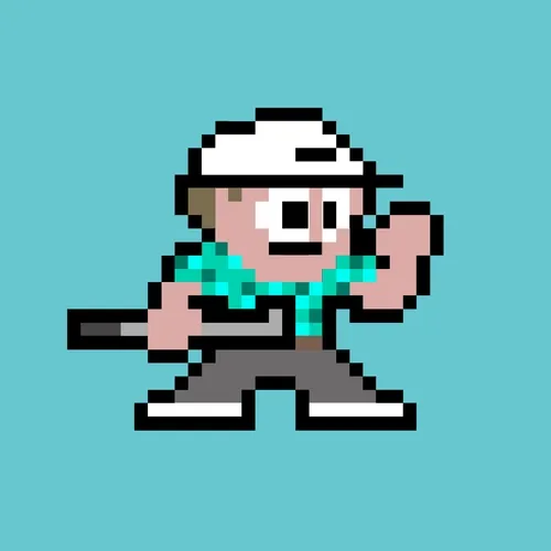 8bit Tee Time Golfer 203