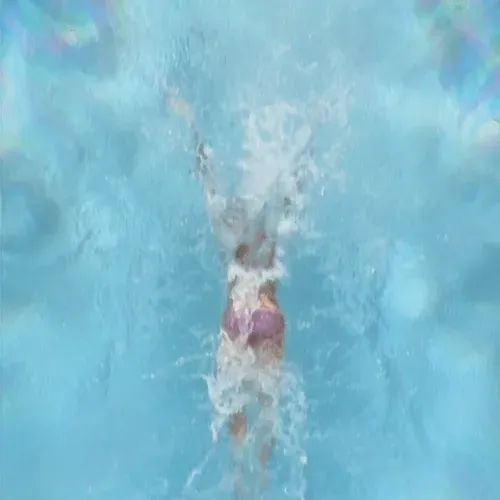 Swimming Butterfly by Calvyn Justus