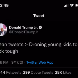 Mean Tweets > Drones? 