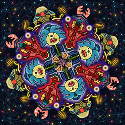 Alien mandala planet #11