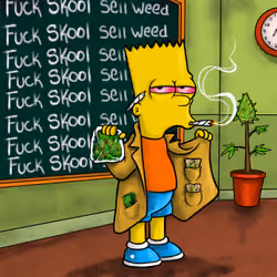 f**k skool sell weed