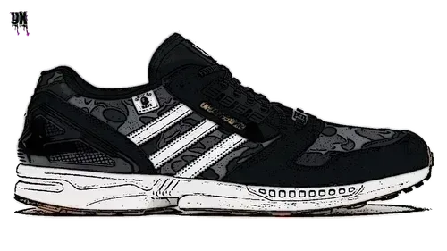 gK ZX 8000 Bape Undefeated Black