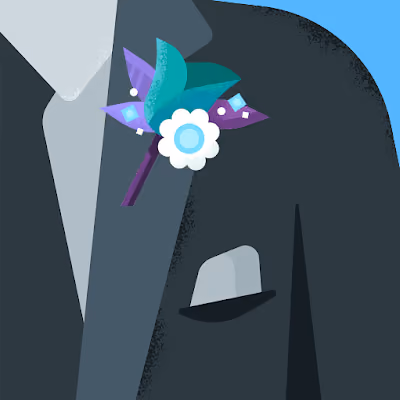 Tuxedo Avatar w/ boutonniere 007
