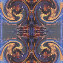Patterns created by hands and machine
