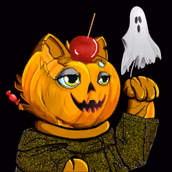 Maneki Gang #9350 - "Pumpkinhead"