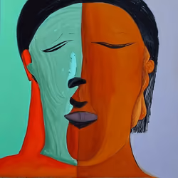 colored face #11