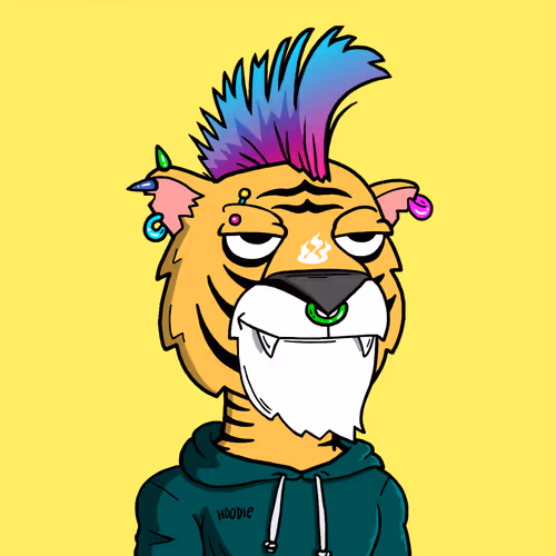 Grouchy Tiger Social Club #760