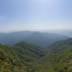 The top of Chukryong Mountain in Korea