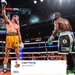 Logan Claiming The Win