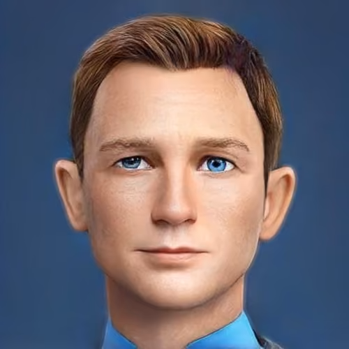 Cartoon Daniel Craig