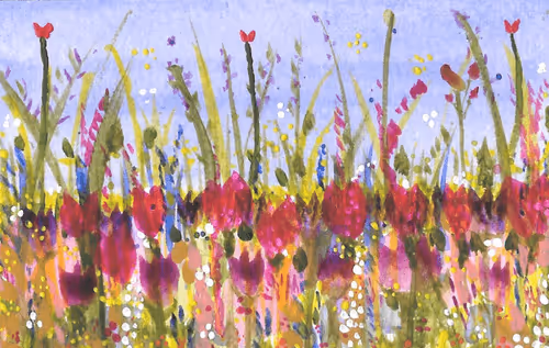 P1X37's Wildflower Garden Watercolours by Mrs P1X37