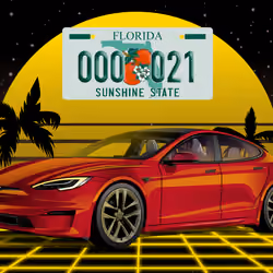 Drive 000 021 - Tier 1 Ten-minute Tesla Model S Drive in Miami