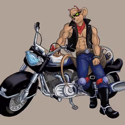 Throttle With His Bike