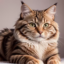 Portrait of a domestic cat